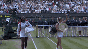 Serena Williams Wave GIF by Wimbledon