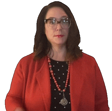 Listen Here Sticker by Mandi Graziano