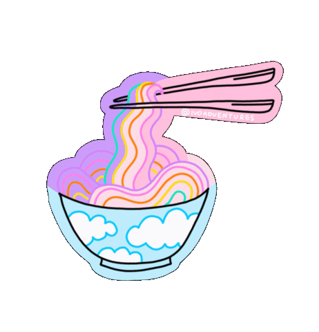 Food Rainbow Sticker by Ivo Adventures