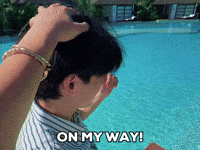 On My Way Running GIF
