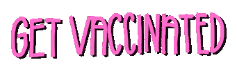 Typography Vaccine Sticker by MULTI AWESOME STUDIO