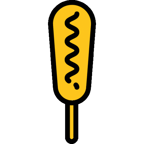 CornDogWarsaw giphyupload corndog corndogs warsawcorndog Sticker