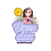 Bom Dia Sun Sticker