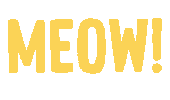 Cat Meow Sticker by Purple Tree Designs
