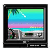 Art Outrun Sticker by haydiroket (Mert Keskin)