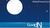 Good Night Moon GIF by wishafriend