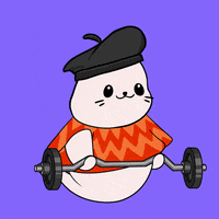 Happy Work Out GIF by Sappy Seals Community