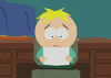 shocked butters stotch GIF by South Park 