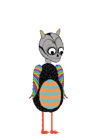 Happy Cat Sticker by Carmen Tiffany