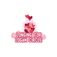 Main Street Heart Sticker by Anna Claire