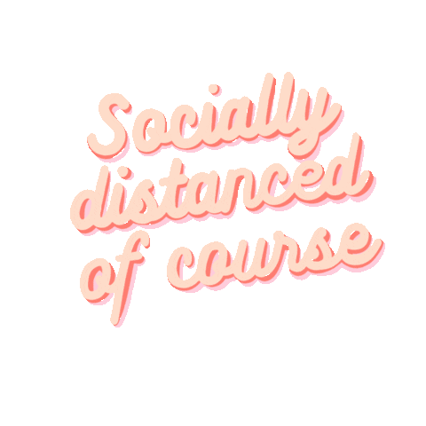 Social Distancing Sticker