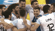 Happy Here We Go GIF by Volleyball World