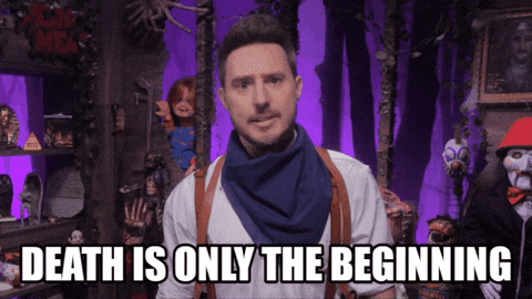 Beginning The Mummy GIF by Dead Meat James