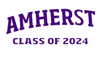 Class Of 2024 Sticker by Amherst College