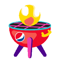 Bbq Grill Sticker by Pepsi #Summergram