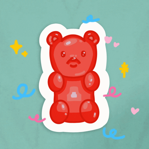 sprinkleandfrosting giphyupload bear gummy gummy bear GIF