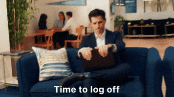 AmplifyProcurement consulting log off im out of here procurement GIF