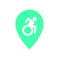 wheelchair disability Sticker by Guiaderodas