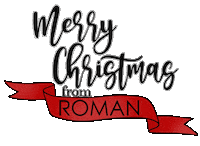 Happy Christmas Sticker by Roman