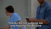 Mayim Bialik Help GIF by CallMeKatFOX
