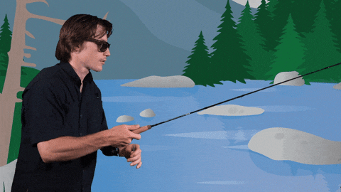 Get Outside Gone Fishing GIF by StickerGiant