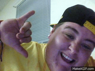 dude hang loose GIF