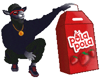 drinkpolapola goat goats imperia jala brat Sticker