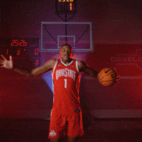 Basketball Yell GIF by Ohio State Athletics