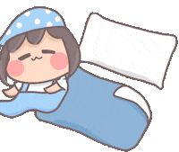 Tired Good Night Sticker