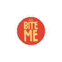 Bite Me Sticker by Fallen Media