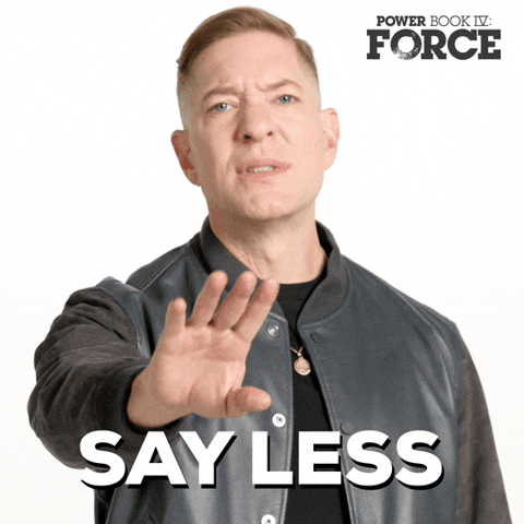 Starz Say Less GIF by Power Book IV: Force