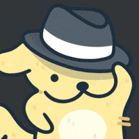 Fedora Alpha Wolf GIF