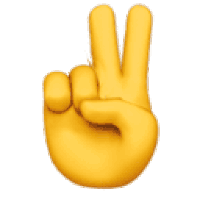 emoji air quotes Sticker