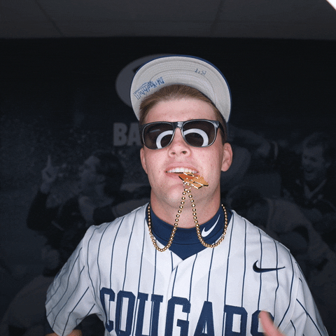 Sport Baseball GIF by BYU Cougars