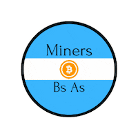 MinersBsAs bitcoin ethereum eth miners Sticker
