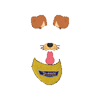 TravelCobb dog happy dog bandana dog cobb Sticker