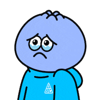 Sad Cry Sticker by Kudaberi