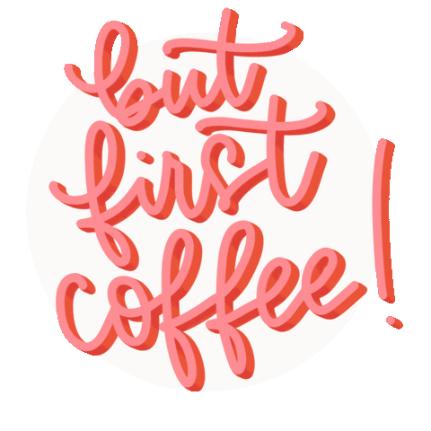 Good Morning Coffee Sticker
