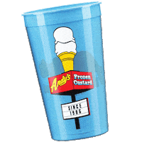 Frozen Treat Double Points Sticker by Andy's Frozen Custard