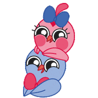 Springring cartoon friends school yay Sticker