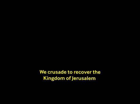 josephgleasonlopez kingdom of heaven richard the lionheart we crusade to recover the kingdom of jerusalem GIF