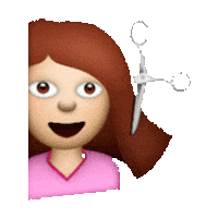 hair STICKER by imoji