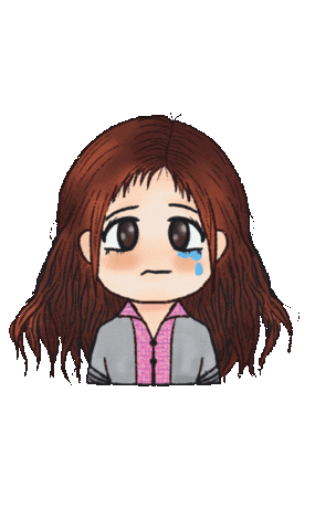 Sad Cry Sticker