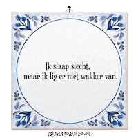 Wijsheid Spreuk Sticker by Tegelspreuken.nl