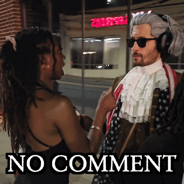 Not Talking Nothing To Say GIF