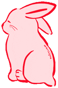 Lunar New Year Bunny Sticker