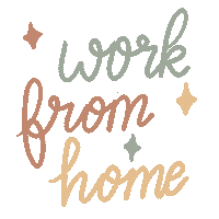 Work From Home Sticker
