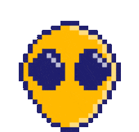 ishangry space alien burger korean Sticker