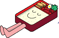 tontonclub happy food kawaii japan Sticker
