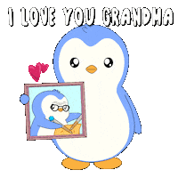 Penguin Grandma Sticker by Pudgy Penguins